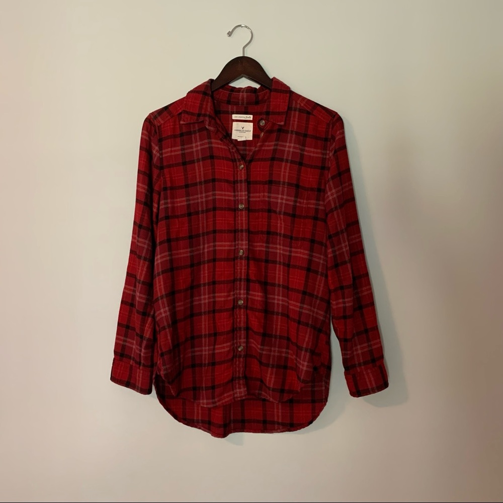 American eagle boyfriend fit flannel